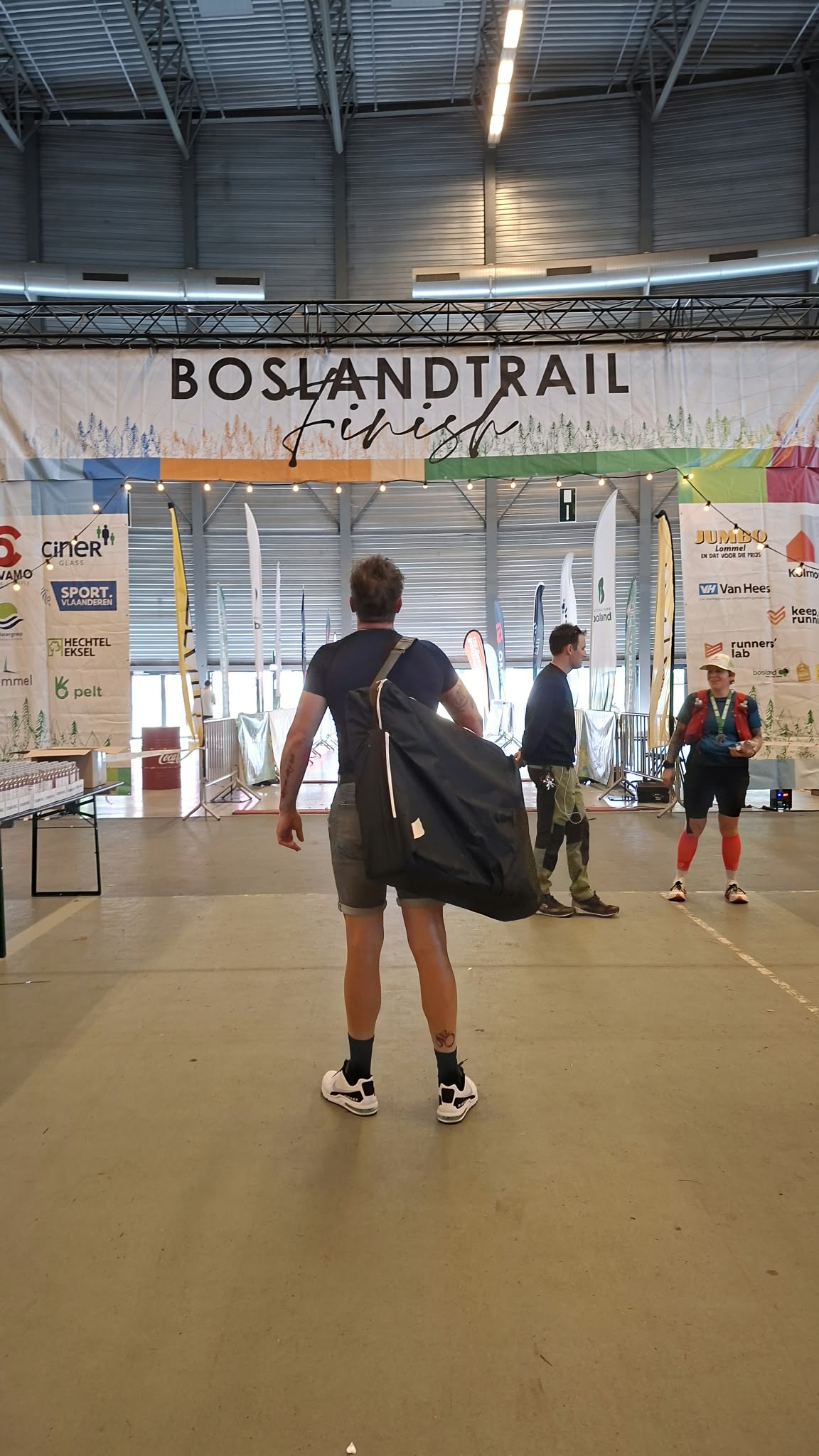 Sportevenement waar Kenneth massage aanbiedt